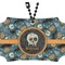 Vintage / Grunge Halloween Rear View Mirror Ornament (Personalized)
