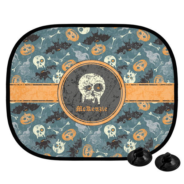 Custom Vintage / Grunge Halloween Car Side Window Sun Shade (Personalized)