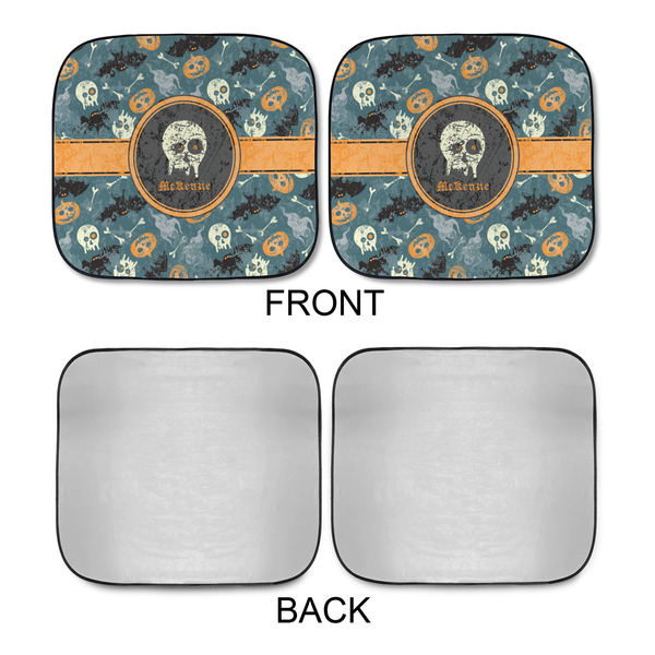 Vintage / Grunge Halloween Car Sun Shades - APPROVAL