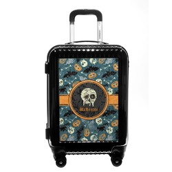 Vintage / Grunge Halloween Carry On Hard Shell Suitcase (Personalized)