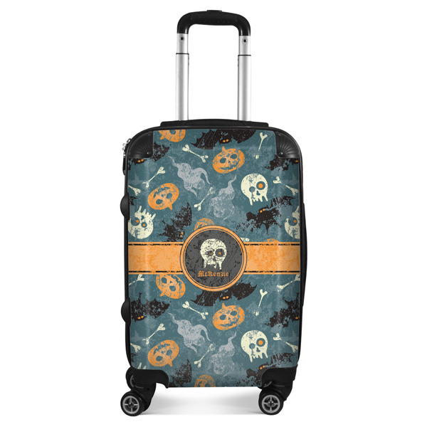 Custom Vintage / Grunge Halloween Suitcase - 20" Carry On (Personalized)