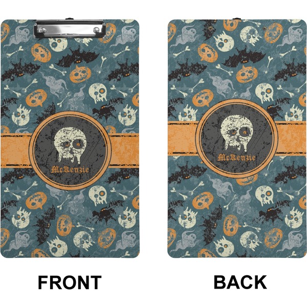 Vintage / Grunge Halloween Clipboard (Legal) (Front + Back)