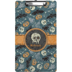 Vintage / Grunge Halloween Clipboard (Legal Size) (Personalized)