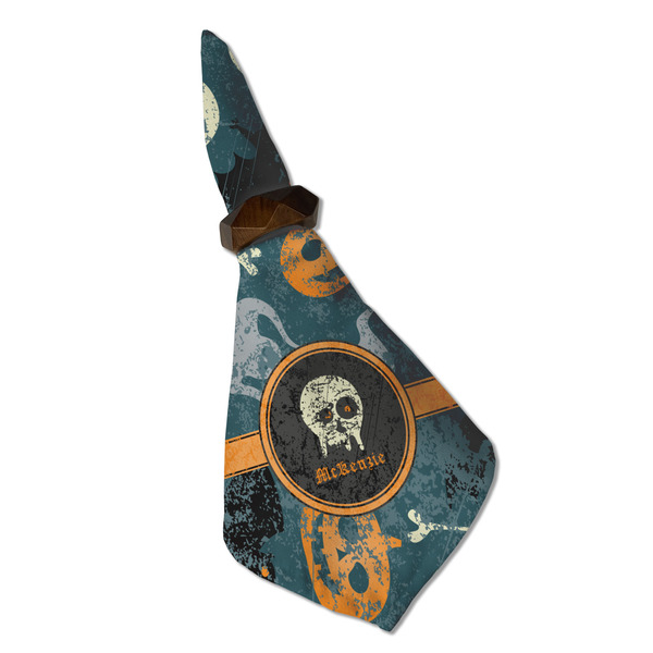 Vintage / Grunge Halloween Cloth Napkins - Personalized Dinner (Folded in Ring) (MAIN)