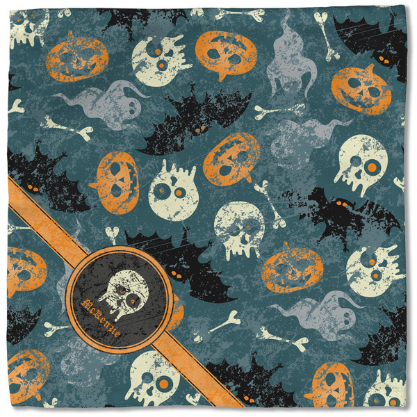 Vintage / Grunge Halloween Cloth Napkins - Personalized Lunch (Single Full Open)