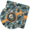 Vintage / Grunge Halloween Rubber Backed Coaster (Personalized)