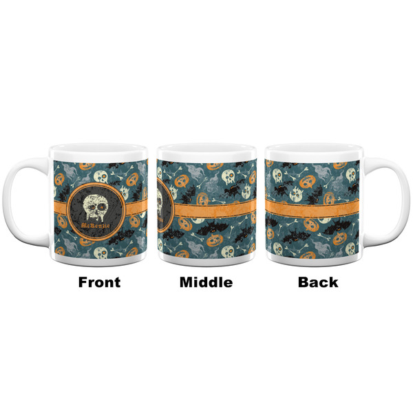 Vintage / Grunge Halloween Coffee Mug - 20 oz - White APPROVAL