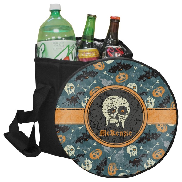 Custom Vintage / Grunge Halloween Collapsible Cooler & Seat (Personalized)