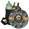 Vintage / Grunge Halloween Collapsible Personalized Cooler & Seat