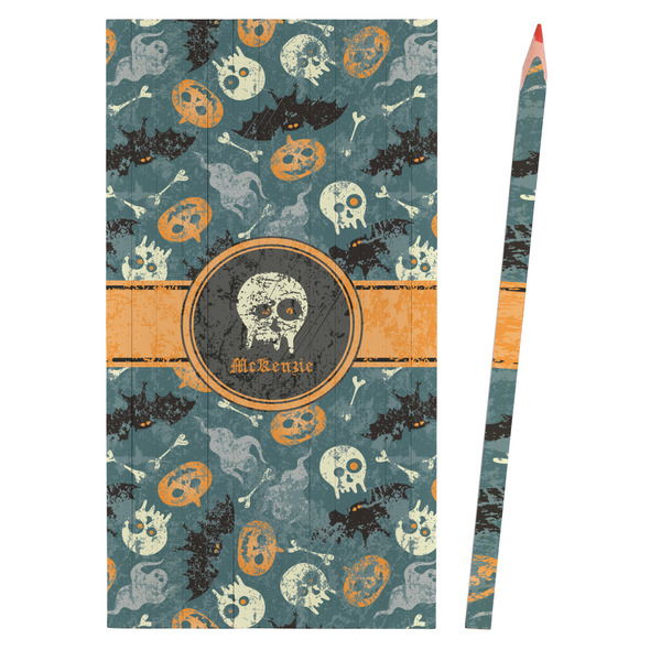 Vintage / Grunge Halloween Colored Pencils - Front View