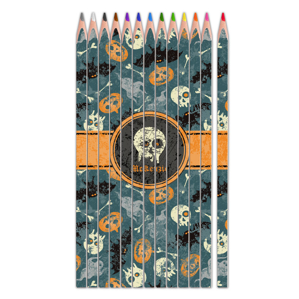 Custom Vintage / Grunge Halloween Colored Pencils (Personalized)