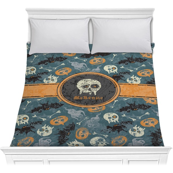 Custom Vintage / Grunge Halloween Comforter - Full / Queen (Personalized)