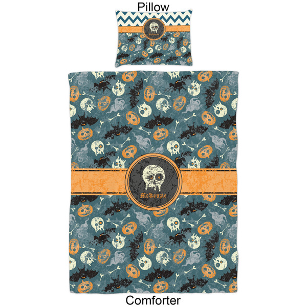 Vintage / Grunge Halloween Comforter Set - Twin - Approval