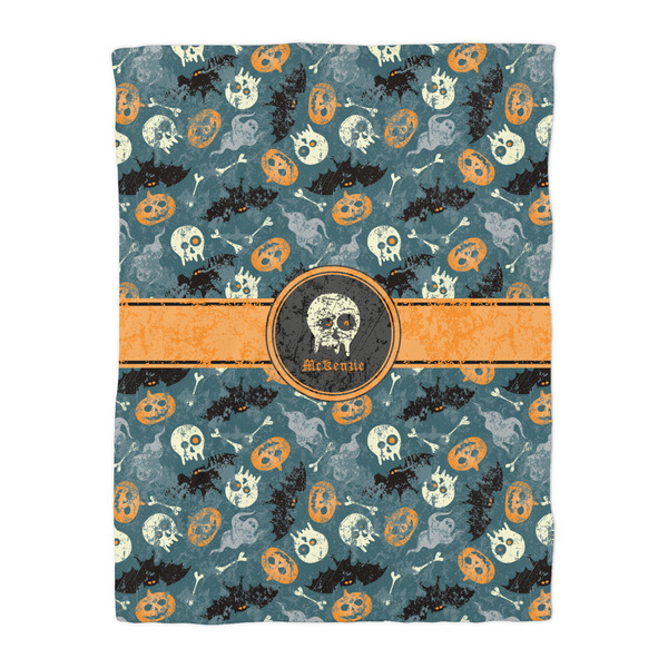 Vintage / Grunge Halloween Comforter - Twin - Front