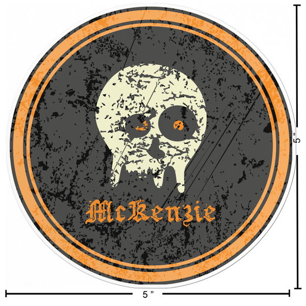 Vintage / Grunge Halloween Custom Shape Iron On Patches - L - APPROVAL