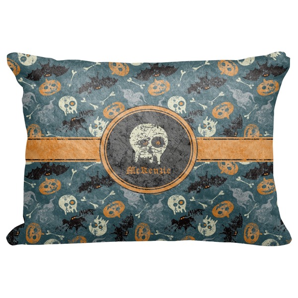 Custom Vintage / Grunge Halloween Decorative Baby Pillowcase - 16"x12" (Personalized)