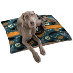Vintage / Grunge Halloween Dog Bed - Large w/ Name or Text