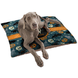 Vintage / Grunge Halloween Dog Bed - Large w/ Name or Text