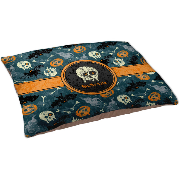 Vintage / Grunge Halloween Dog Bed - Large