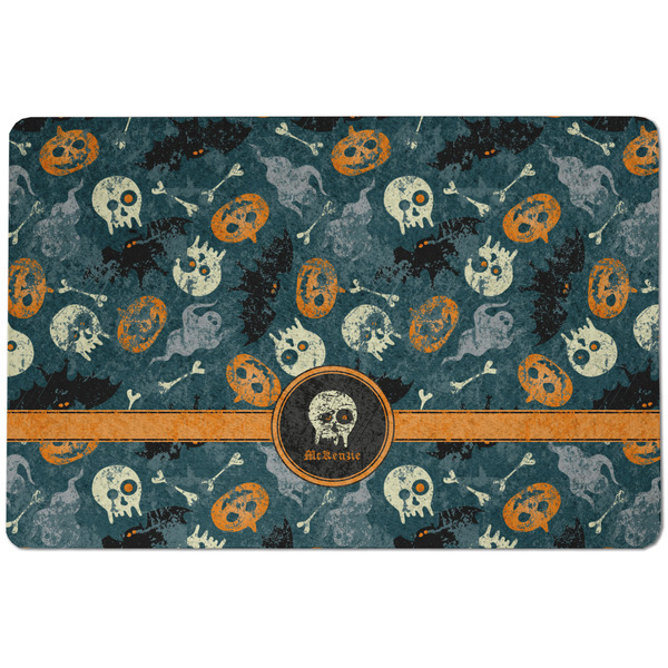 Vintage / Grunge Halloween Dog Food Mat - Small without bowls