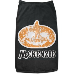 Vintage / Grunge Halloween Black Pet Shirt - XL (Personalized)