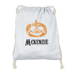 Vintage / Grunge Halloween Drawstring Backpack - Sweatshirt Fleece (Personalized)