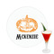 Vintage / Grunge Halloween Printed Drink Topper -  2.5" (Personalized)