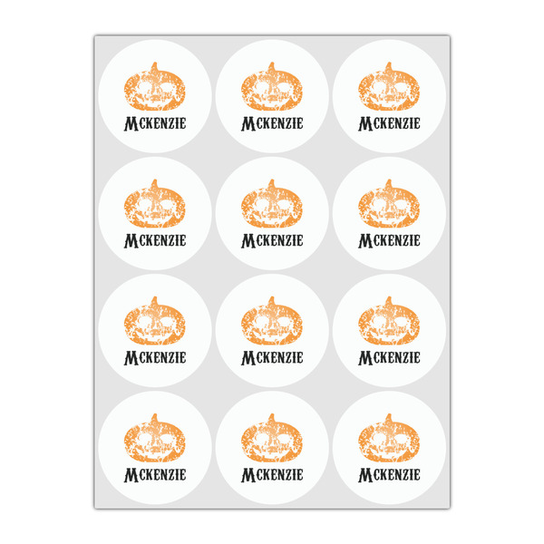 Vintage / Grunge Halloween Drink Topper - Small - Set of 12