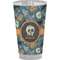 Vintage / Grunge Halloween Pint Glass - Full Color - Front View