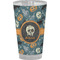 Vintage / Grunge Halloween Pint Glass - Full Color (Personalized)