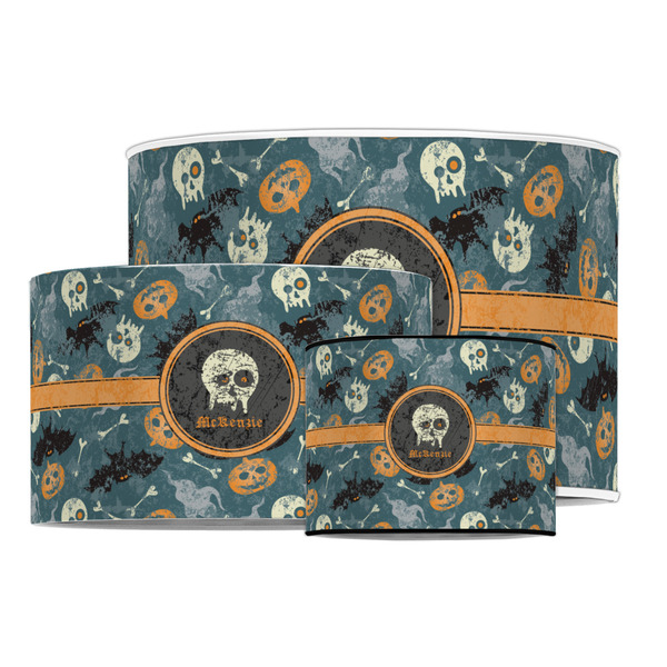 Vintage / Grunge Halloween Drum Lampshades - MAIN