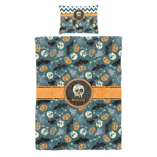 Vintage / Grunge Halloween Duvet Cover Set - Twin - Alt Approval