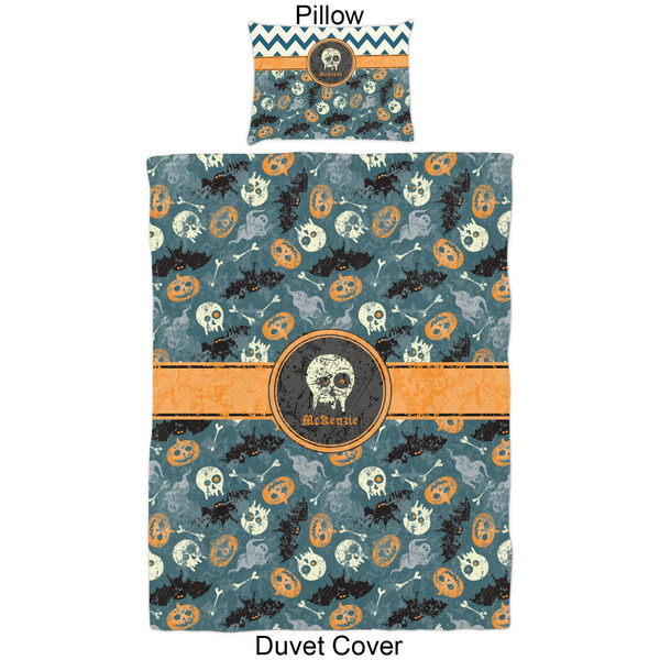 Vintage / Grunge Halloween Duvet Cover Set - Twin - Approval