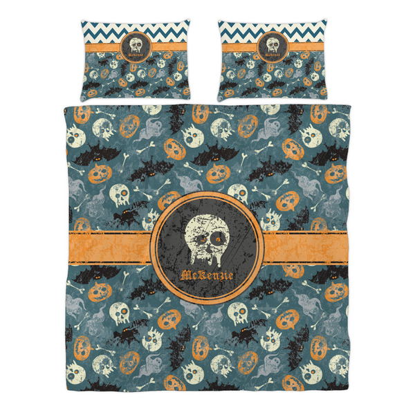 Vintage / Grunge Halloween Duvet cover Set - Queen - Alt Approval