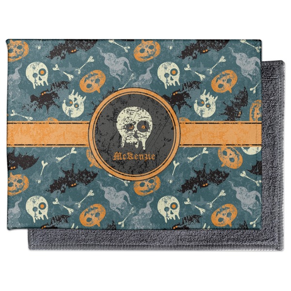Vintage / Grunge Halloween Electronic Screen Wipe - Flat