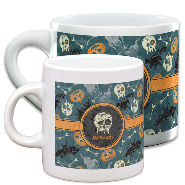 Vintage / Grunge Halloween Espresso Mugs - Main Parent