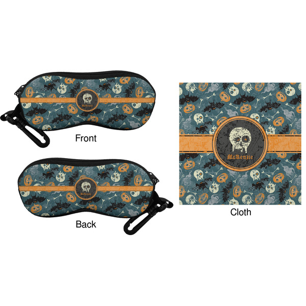 Vintage / Grunge Halloween Eyeglass Case & Cloth (Approval)