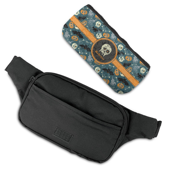 Vintage / Grunge Halloween Fanny Packs - FLAT (flap off)