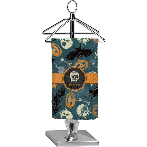 Custom Vintage / Grunge Halloween Finger Tip Towel - Full Print (Personalized)