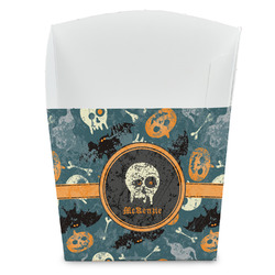 Vintage / Grunge Halloween French Fry Favor Boxes (Personalized)