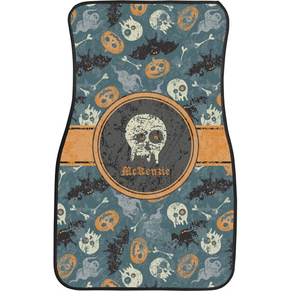 Vintage / Grunge Halloween Custom Car Floor Mats (Front Seat)