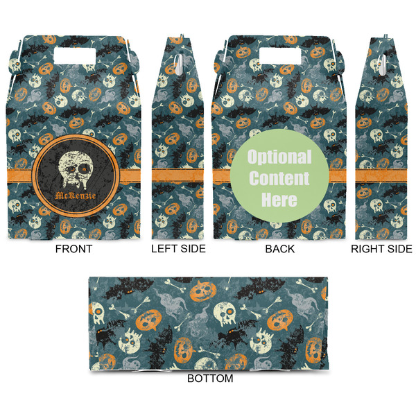 Vintage / Grunge Halloween Gable Favor Box - Approval