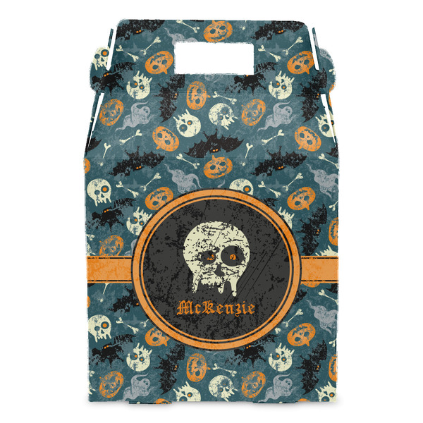 Vintage / Grunge Halloween Gable Favor Box - Front