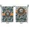 Vintage / Grunge Halloween Garden Flag - Double Sided Front and Back