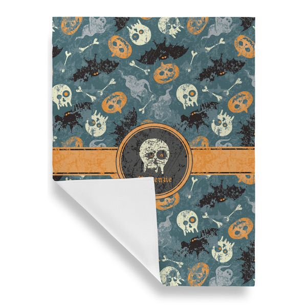 Vintage / Grunge Halloween Garden Flags - Large - Single Sided - FRONT FOLDED