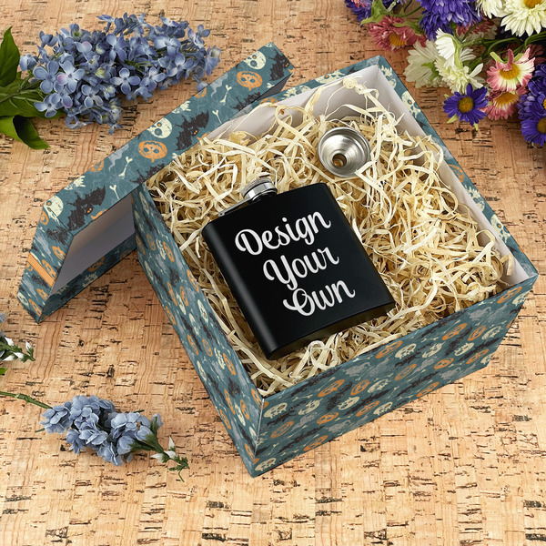 Vintage / Grunge Halloween Gift Boxes with Lid - Canvas Wrapped - X-Large - In Context