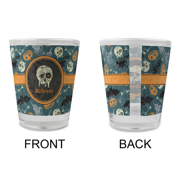 Vintage / Grunge Halloween Glass Shot Glass - Standard - APPROVAL