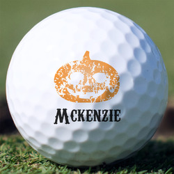 Vintage / Grunge Halloween Golf Balls (Personalized)