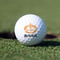Vintage / Grunge Halloween Golf Ball - Branded - Front Alt