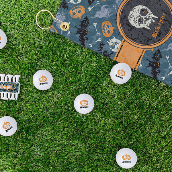 Vintage / Grunge Halloween Golf Balls - Generic - Set of 12 - LIFESTYLE